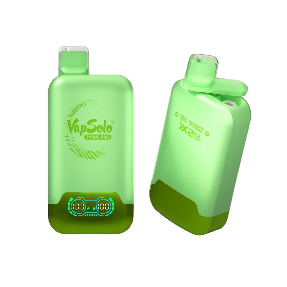 Vapsolo Twins 50K Disposable Vape Vanilla Cola & Lemon Peach Vapsolo Twins 50K Disposable Vape Vanilla Cola & Lemon Peach