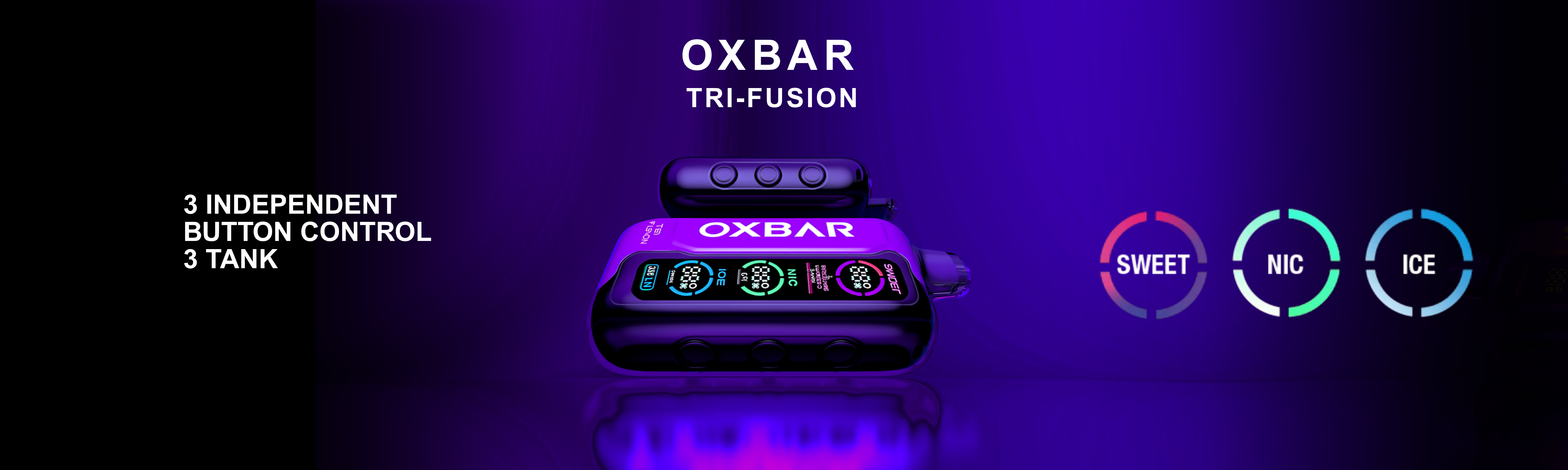 OxBar Trifusion 45000 Puff disposable Vape 
