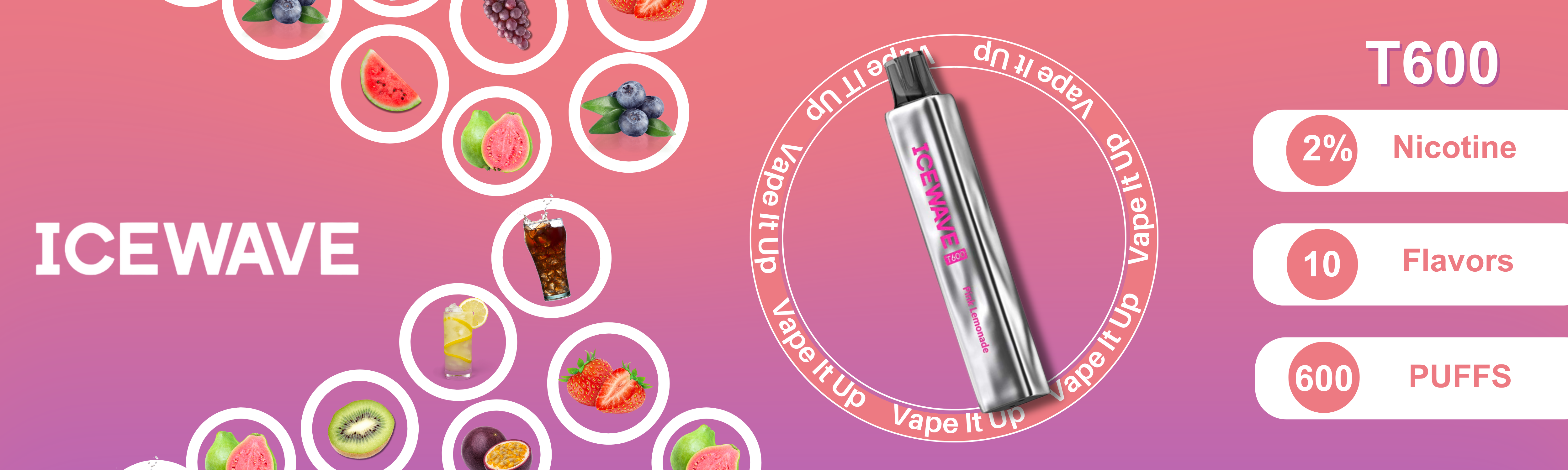 Ice Wave T600 Disposable Vape 